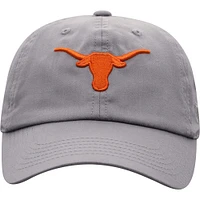 Casquette ajustable Texas Longhorns grise Top of the World pour homme