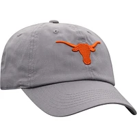 Casquette ajustable Texas Longhorns grise Top of the World pour homme