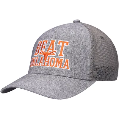 Texas Longhorns Top of the World Two-Tone Snapback Hat - Heathered Gray/Charcoal