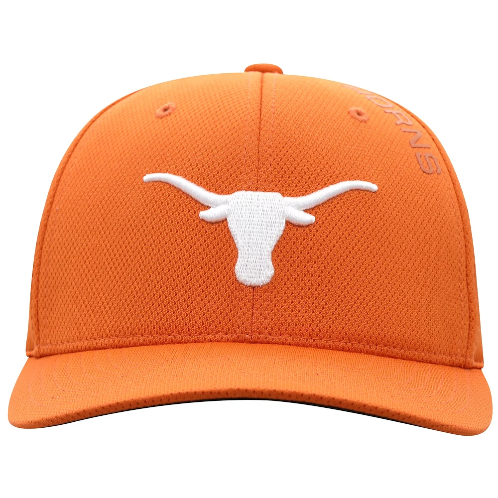 Casquette Flex Fit Reflex 2.0 Texas Longhorns Orange Top of the World pour homme