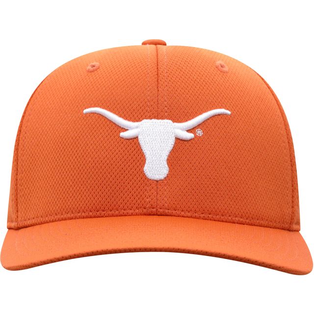 Casquette flexible Top of the World Texas Orange Longhorns Reflex Logo pour hommes