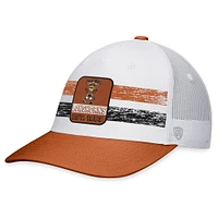 Men's Top of the World White/Burnt Orange Texas Longhorns Retro Fade Snapback Hat