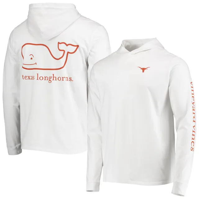 Lids Texas Longhorns Vineyard Vines Campus 2.0 Long Sleeve Hoodie T-Shirt -  White