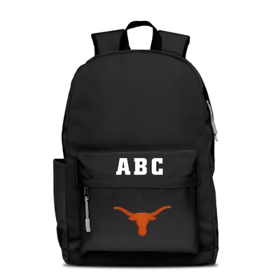 Texas Longhorns MOJO Personalized Campus Laptop Backpack - Black