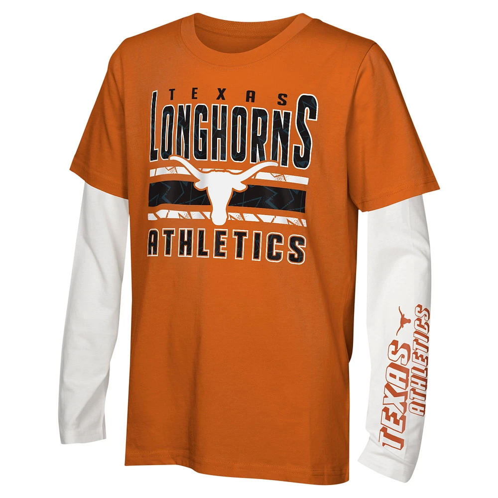 Ensemble de t-shirts the Mix pour enfants d'âge préscolaire Texas Longhorns