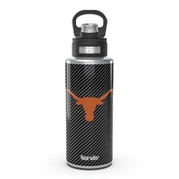 Tervis Texas Longhorns 32oz. Bouteille d'eau à large goulot en fibre de carbone