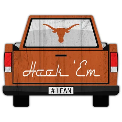 Texas Longhorns 12'' x 12'' Truck Back Décor