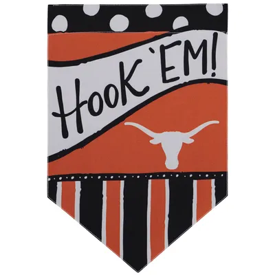 Texas Longhorns 12'' x 18'' Dots & Stripes Double-Sided Flag