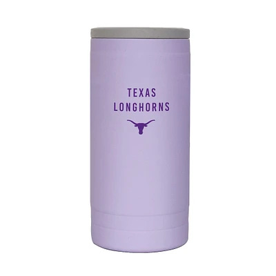 Texas Longhorns 12oz. Lavender Soft Touch Slim Coolie