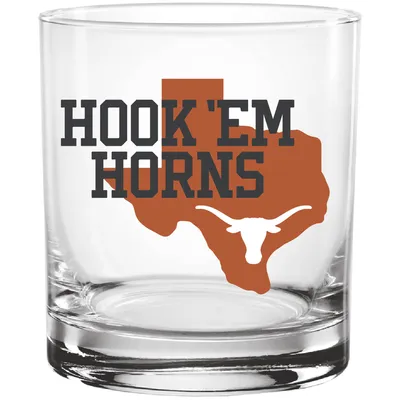 Texas Longhorns 14oz. Hometown Rocks Glass