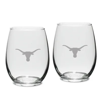 Lids Texas Longhorns Class of 2023 21oz. 2-Piece Stemless Wine Glass Set