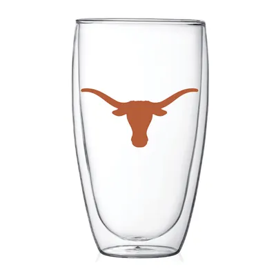 Texas Longhorns 15oz. Double Wall Thermo Glass