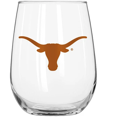 Longhorns du Texas 16oz. Verre à boisson incurvé Gameday