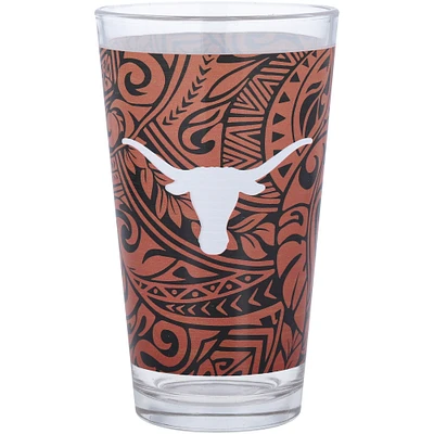 Longhorns du Texas 16 oz. Verre à pinte Ohana