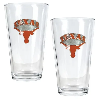 Texas Longhorns 16oz. Pint Glass Set