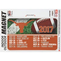 Aimant Calendrier de l'équipe Texas Longhorns 2017