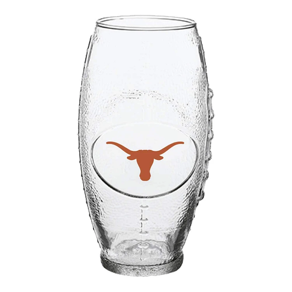 Longhorns du Texas 23oz. Verre de football