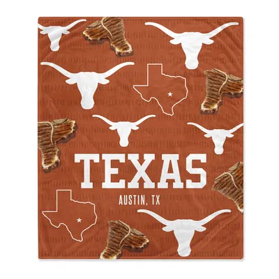 Texas Longhorns 60'' x 70'' Hometown Logo Fleece Blanket