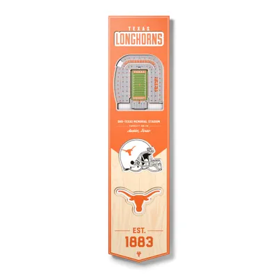 Texas Longhorns 8'' x 32'' 3D StadiumView Banner