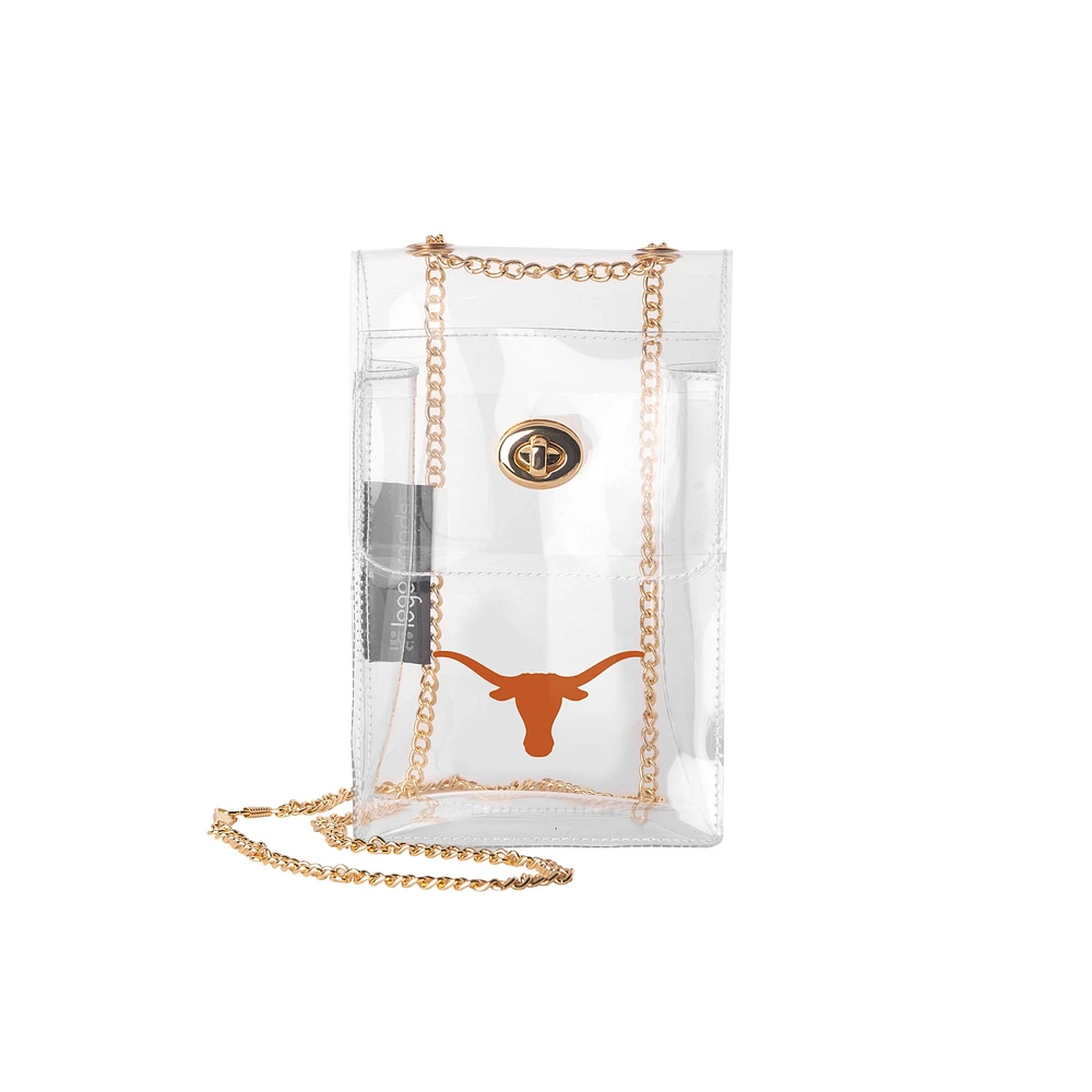 Texas Longhorns Clear Essential Crossbody Purse