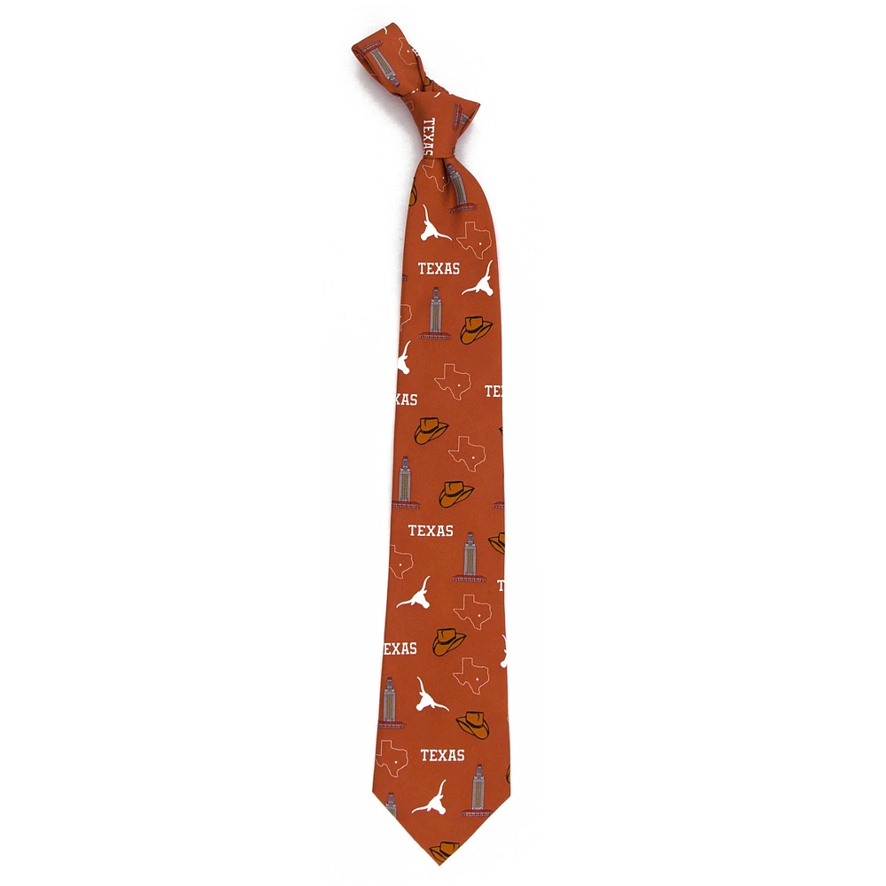 Texas Longhorns Hometown Silk Tie