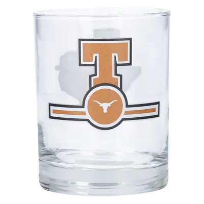 Texas Longhorns Letterman 14oz. Rocks Glass