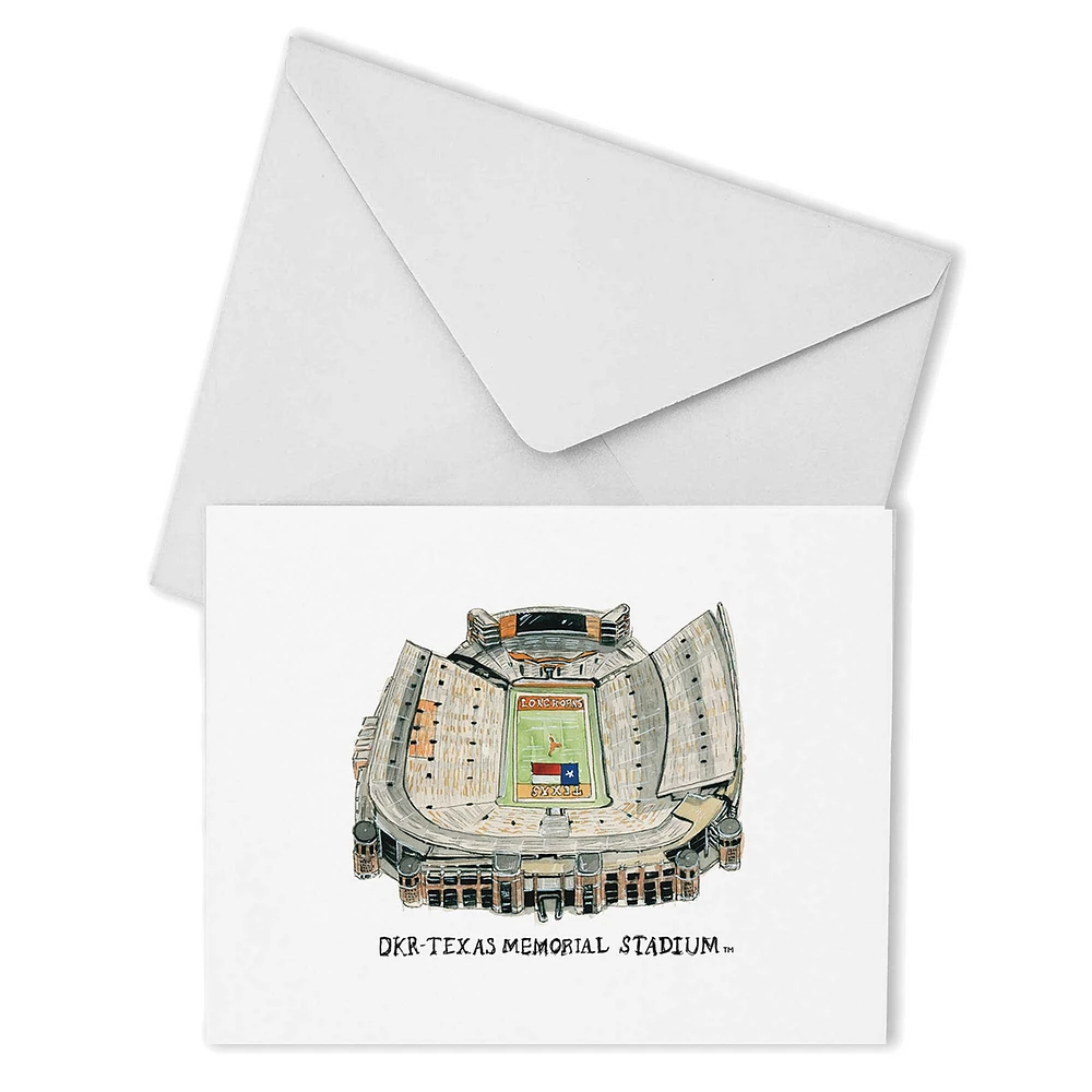 Ensemble de cartes de correspondance Texas Longhorns Valiant Stadium