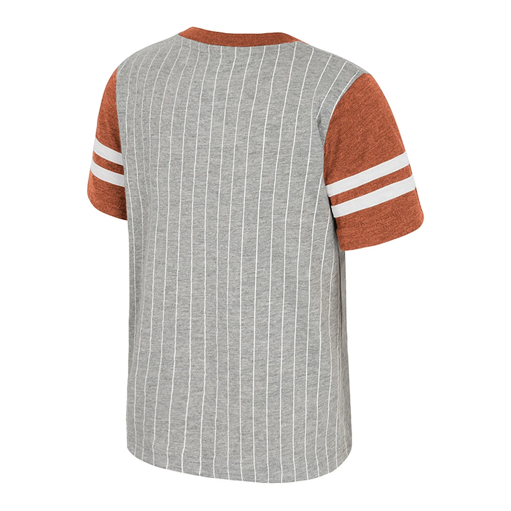 T-shirt Airball gris chiné pour tout-petits Colosseum Texas Longhorns