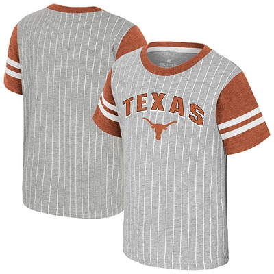 T-shirt Airball gris chiné pour tout-petits Colosseum Texas Longhorns