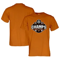 T-shirt unisexe bleu 84 Texas Orange Longhorns Champions du tournoi de soccer féminin SEC 2024 pour vestiaires