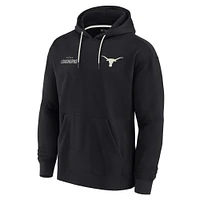 Unisex Fanatics Black Texas Longhorns Elements Super Soft Fleece Pullover Hoodie