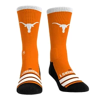 Chaussettes unisexes Rock Em Socks Texas Longhorns Gametime Stripe Crew