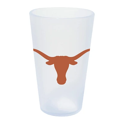 WinCraft Texas Longhorns 16oz. Verre à pinte en silicone Icicle