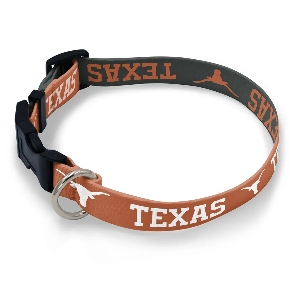 WinCraft Texas Longhorns Collier réglable pour animal de compagnie taille moyenne