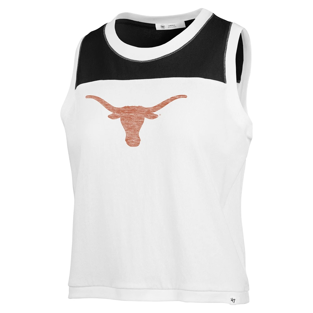 Débardeur blanc '47 Texas Longhorns Premier Zoey pour femmes