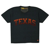 T-shirt court tri-blend anthracite Texas Longhorns Bolt pour femme Aviator Nation