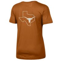 Women's Champion Texas Orange Longhorns Runnin' Horns V-Neck T-Shirt