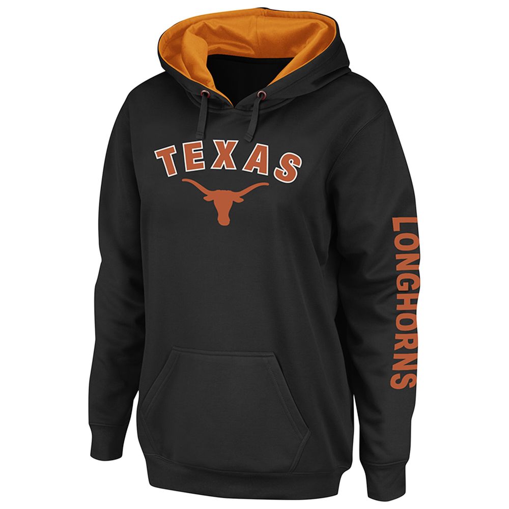 Women's Colosseum Texas Longhorns Loud and Proud Pullover Hoodie