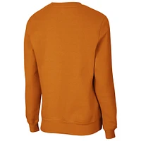 Women's Colosseum Texas Orange Longhorns Campanile Pullover Sweatshirt