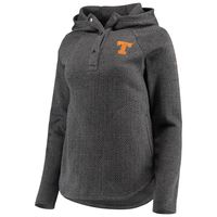 Women's Columbia Charcoal Texas Longhorns Darling Days Raglan Fleece Pullover Hoodie