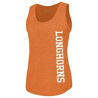 Débardeur Columbia Texas Orange Longhorns Cades Cape Omni-Wick Tri-Blend pour femme