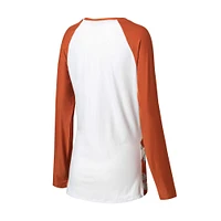 Women's Concepts Sport Texas Orange Longhorns Tinsel Ugly Sweater Long Sleeve T-Shirt & Pants Sleep Set