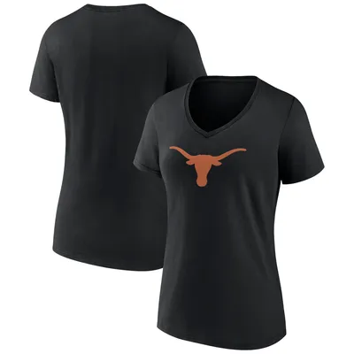 Texas Longhorns Fanatics Branded Women's Team Logo V-Neck T-Shirt
