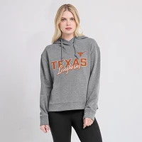 Sweat à capuche Fanatics Heather Grey Texas Longhorns Script Favorite pour femmes