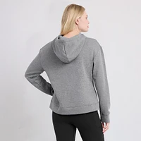 Women's Fanatics Heather Gray Texas Longhorns Script Favorite Pullover Hoodie