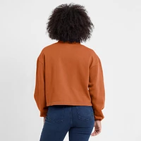 Veste polaire à demi-zip Fanatics Texas Orange Longhorns pour femmes