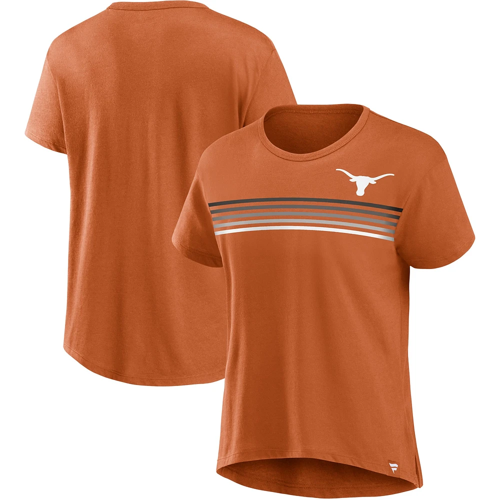 T-shirt coupe-cravate Fanatics Texas Orange Longhorns pour femmes