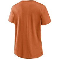 T-shirt coupe-cravate Fanatics Texas Orange Longhorns pour femmes