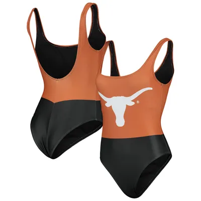 Texas Longhorns FOCO Women's One-Piece Bathing Suit - Orange
