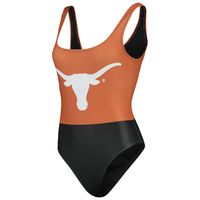 Women's FOCO Texas Orange Longhorns One-Piece Bathing Suit